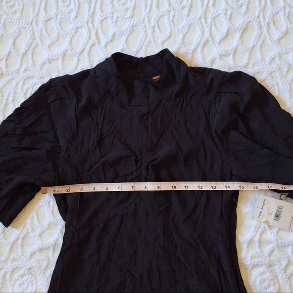 Free People Be My Baby Ruched Mock Neck Dress NEW 4 - Picture 12 of 16